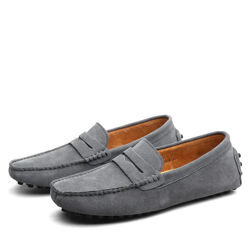 Casual Schoenen - ModeFlex - Handgemaakte Suède - Comfortabele Loafers