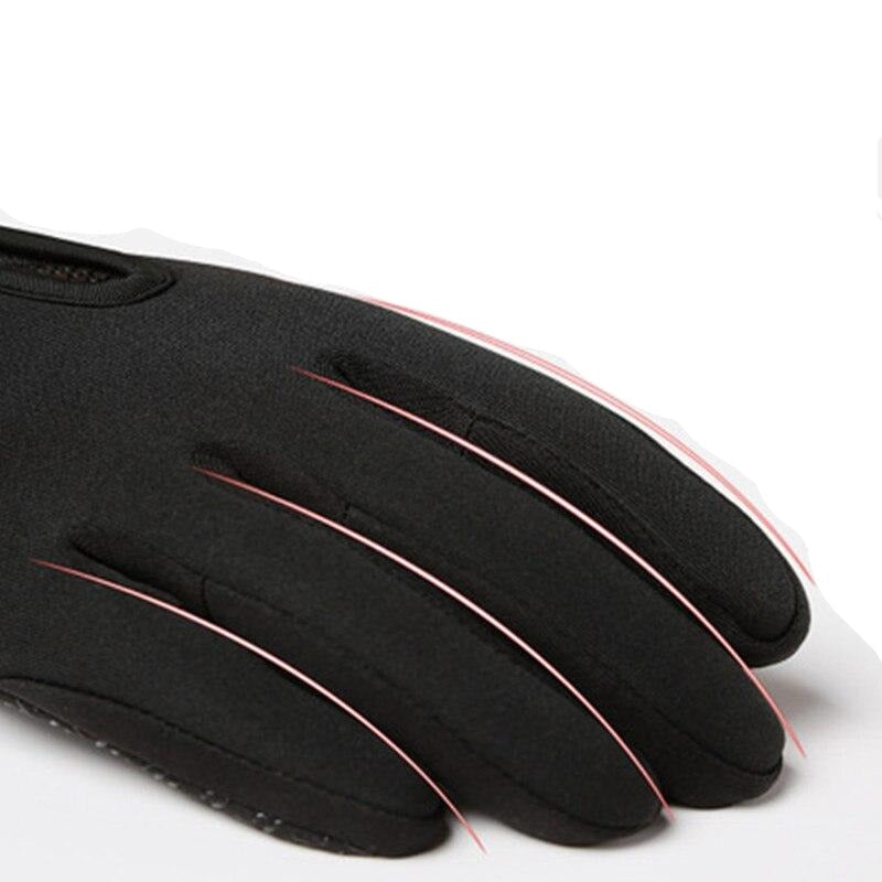 Thermische Grip Handschoenen - HeatGuard - Isolerend Polyester - Tech-Vriendelijk Ontwerp