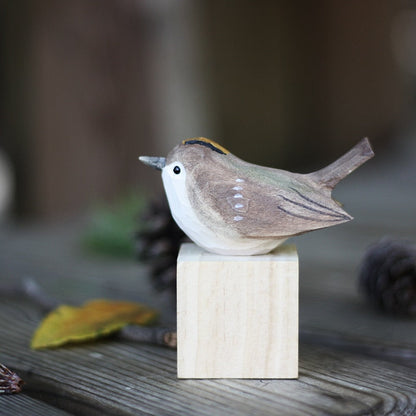 Houten Vogels - NatureCraft - Handgemaakt Ontwerp - Decoratief Object