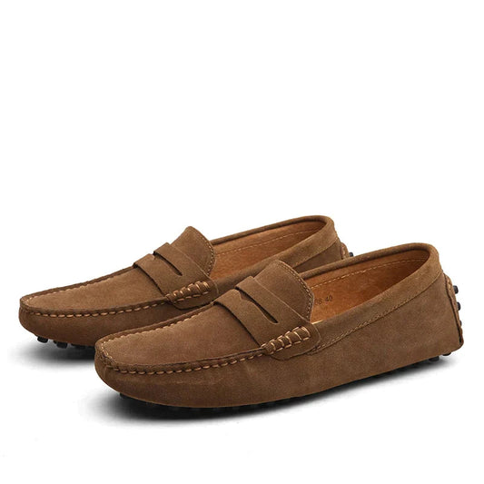 Casual Schoenen - ModeFlex - Handgemaakte Suède - Comfortabele Loafers