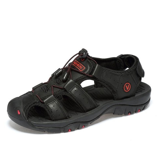 Heren Sandalen - Luxura - Echt Leren - Comfortabele Pasvorm