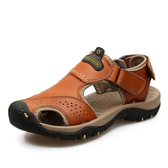 Heren Sandalen - Luxura - Echt Leren - Comfortabele Pasvorm