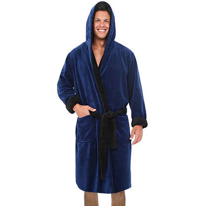 Thermische Badjas - CozyFit - Lange Warme Stijl - Zacht Comfort