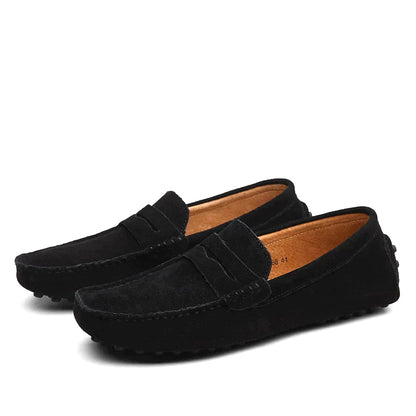 Casual Schoenen - ModeFlex - Handgemaakte Suède - Comfortabele Loafers