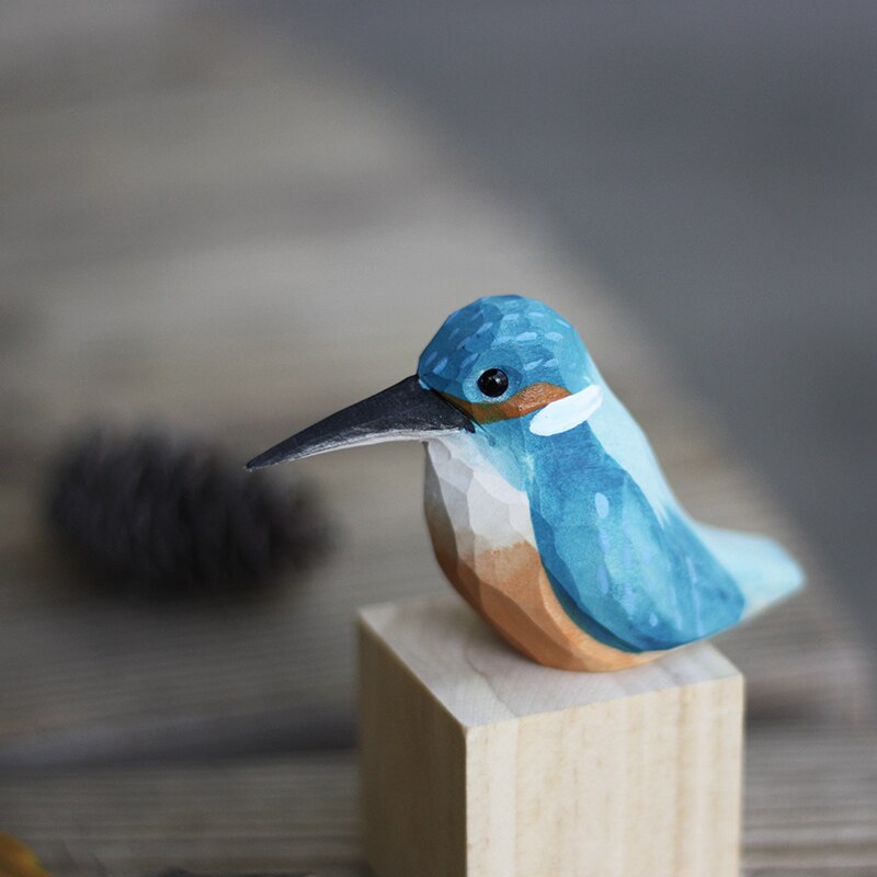 Houten Vogels - NatureCraft - Handgemaakt Ontwerp - Decoratief Object