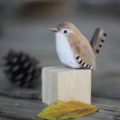 Houten Vogels - NatureCraft - Handgemaakt Ontwerp - Decoratief Object