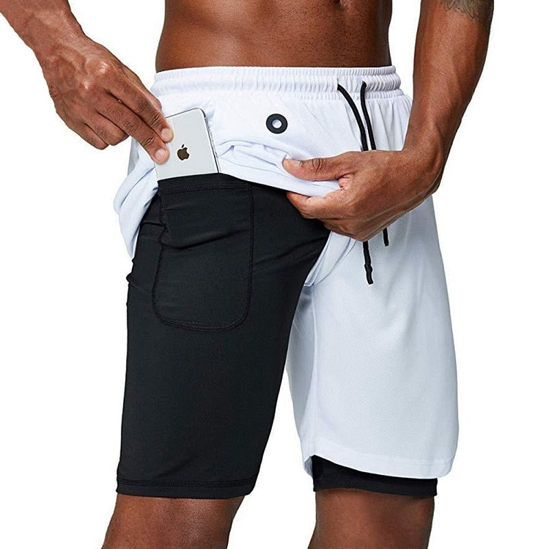 Sportshorts - FlexFit - Compressie Ondersteuning - Sneldrogend