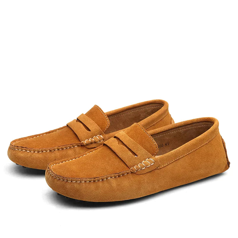 Casual Schoenen - ModeFlex - Handgemaakte Suède - Comfortabele Loafers