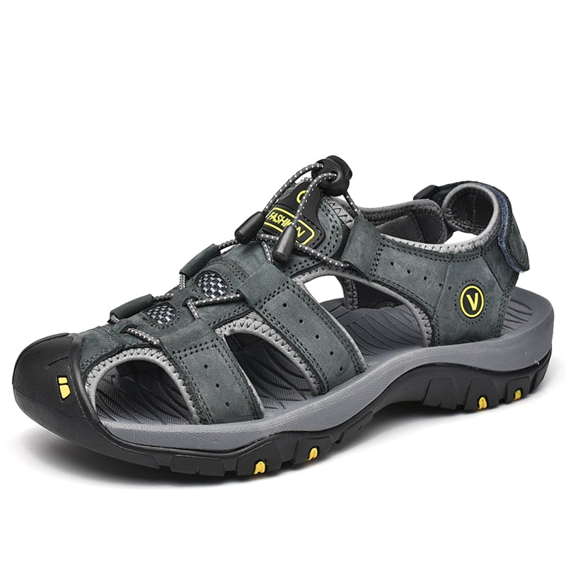 Heren Sandalen - Luxura - Echt Leren - Comfortabele Pasvorm
