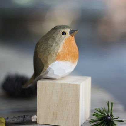 Houten Vogels - NatureCraft - Handgemaakt Ontwerp - Decoratief Object