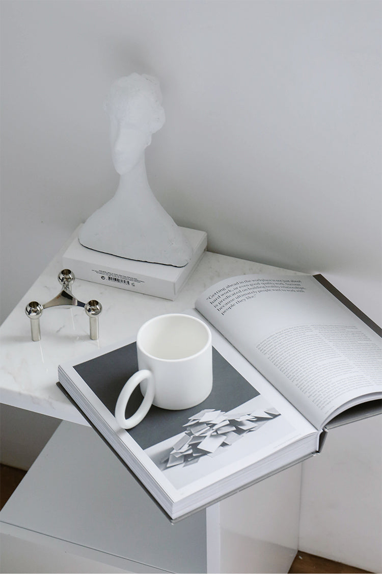 Porseleinen Mok - Luminoir - Grote Handgreep - Elegant Ontwerp     4o mini