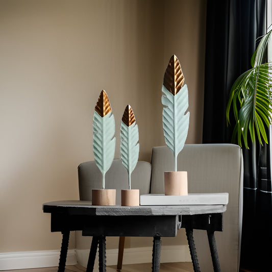 Houten Versieringen - EcoDecor - Miniatuur Ambacht - Milieuvriendelijk Design