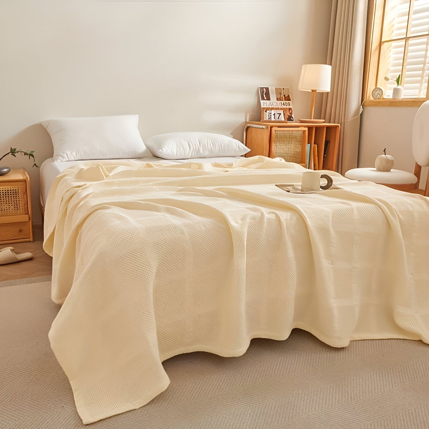 Deken - CozyCloud - Ademend Katoen - Zacht & Lichtgewicht