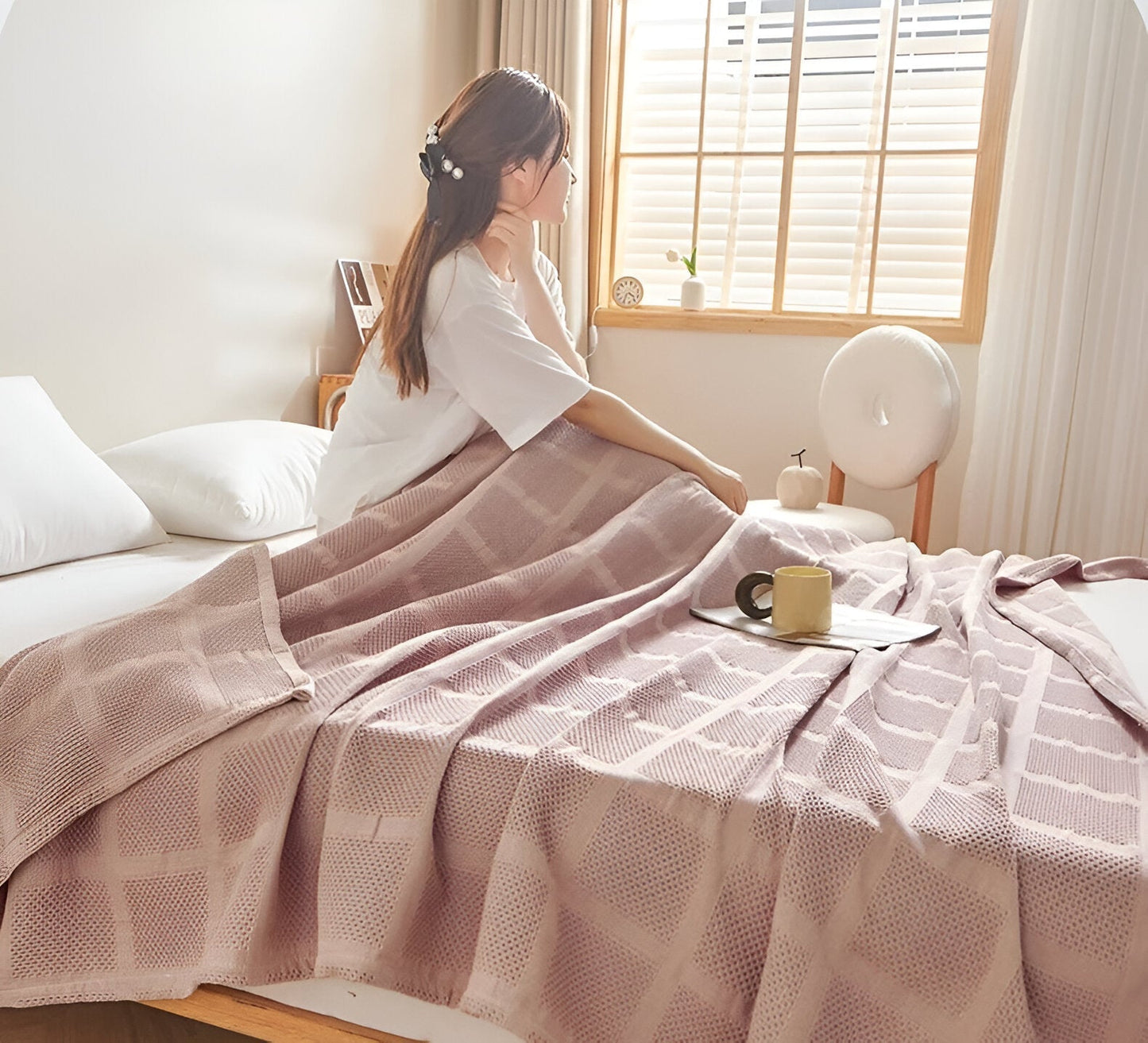 Deken - CozyCloud - Ademend Katoen - Zacht & Lichtgewicht