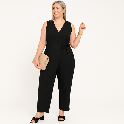 Jumpsuit - EleganceFit - V-Hals Design - Verstelbare Taille