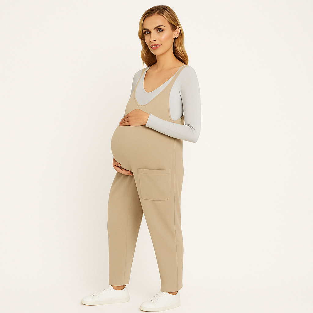 Jumpsuit - MaternityFit - Comfortabele Pasvorm - Katoenmix