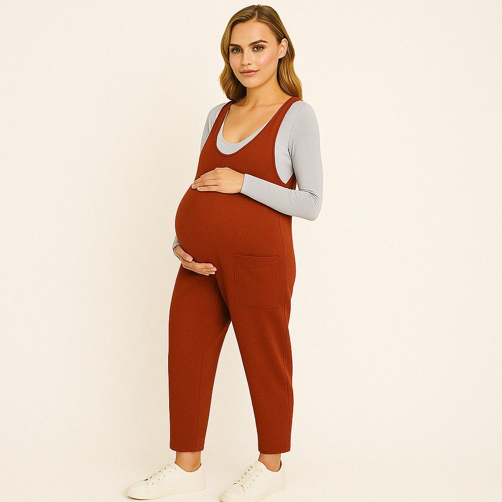 Jumpsuit - MaternityFit - Comfortabele Pasvorm - Katoenmix