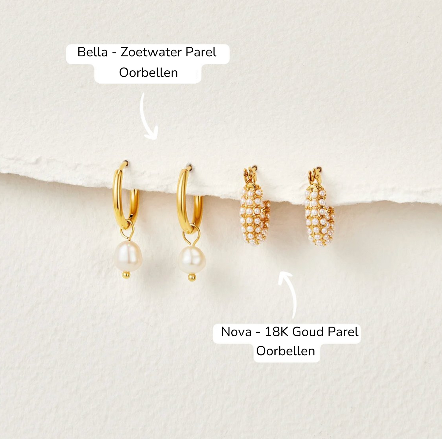 Oorbellen - Pearluxe - Elegante Design - Tijdloze Stijl