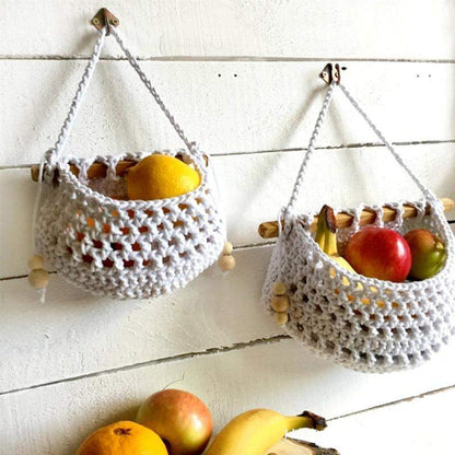 Fruitmand - BohoHarvest - Macrame Design - Handgemaakte Opslag