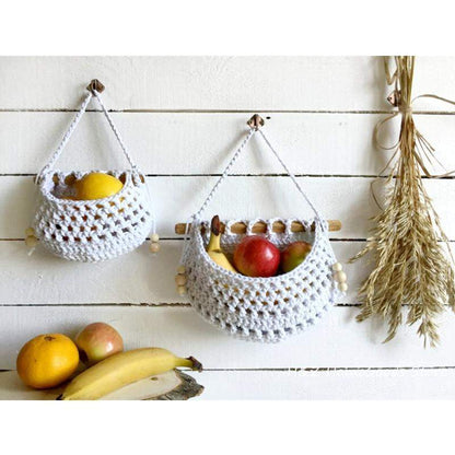 Fruitmand - BohoHarvest - Macrame Design - Handgemaakte Opslag