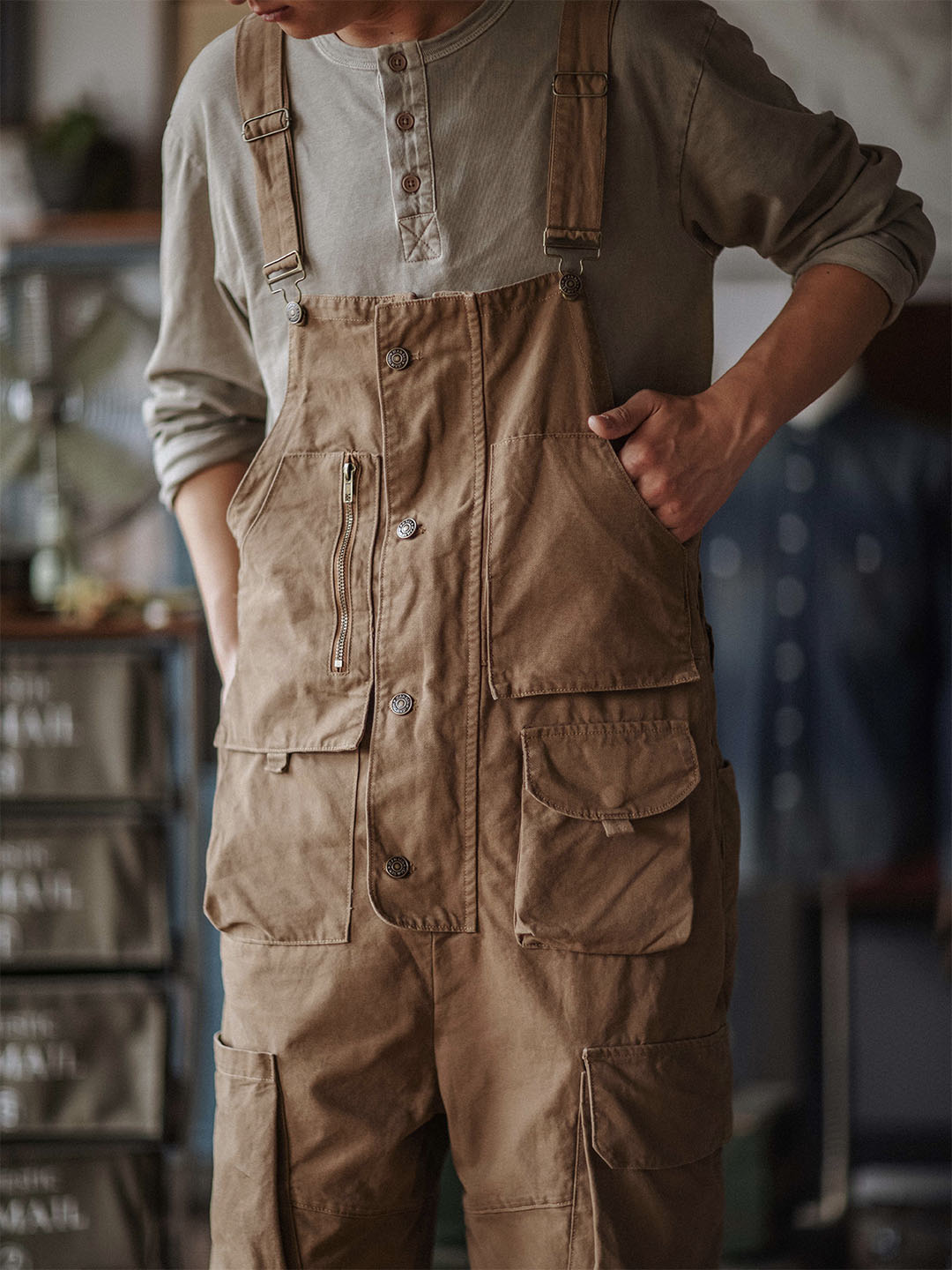 Overalls - TrendFit - Multi-Pocket Design - Casual Jumpsuit