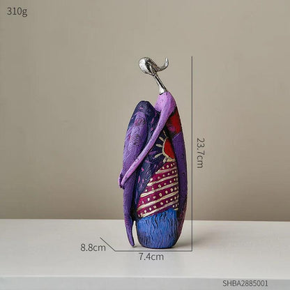 Decoratief Beeldje - ScandiArt - Abstract Ontwerp - Liefde Thema