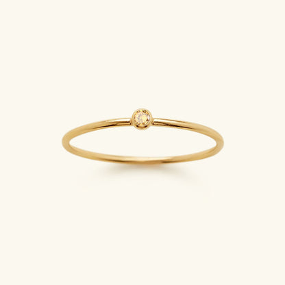 Geboortesteen Ring Sieraad - Auravella - Persoonlijk Cadeau Idee - Elegante Dames Accessoire