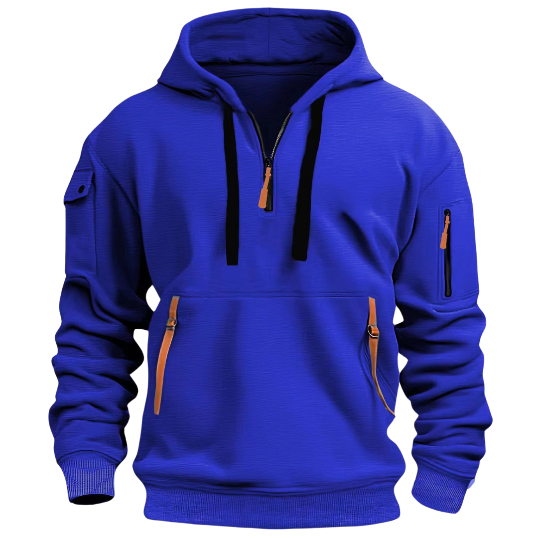 Hoodie - UrbanFlex - Multi-Pocket Ontwerp - Casual Comfort
