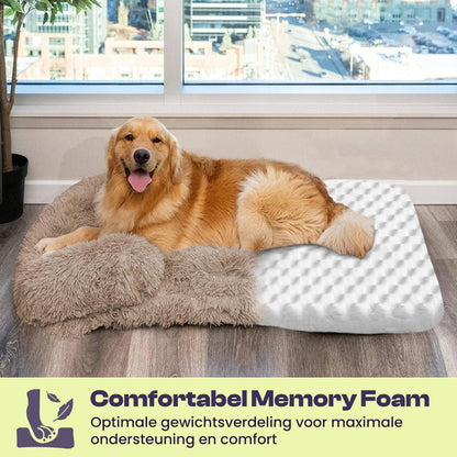 Orthopedisch Hondenbed - PawsNest - Kalmerende Ondersteuning - Ultiem Zacht Comfort