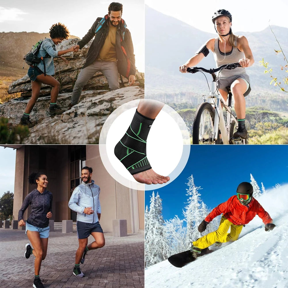 Enkelcompressiebandage - FlexGuard - Ondersteunende Pasvorm - Pijnverlichting