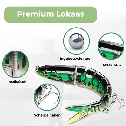 Visaas - CatchMaster - 8 Segmenten - Snoek Lokmiddel