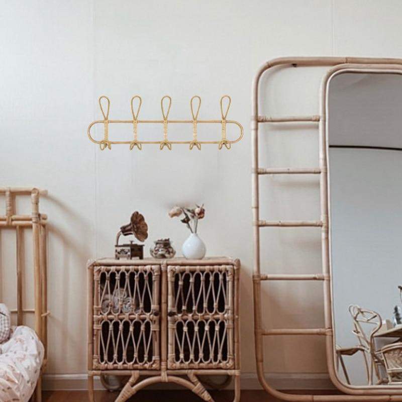 Rieten Wandhaken - HookEase - Kleding Organizer voor Kinderen - Kamerdécor Hangers