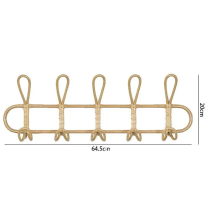 Rieten Wandhaken - HookEase - Kleding Organizer voor Kinderen - Kamerdécor Hangers