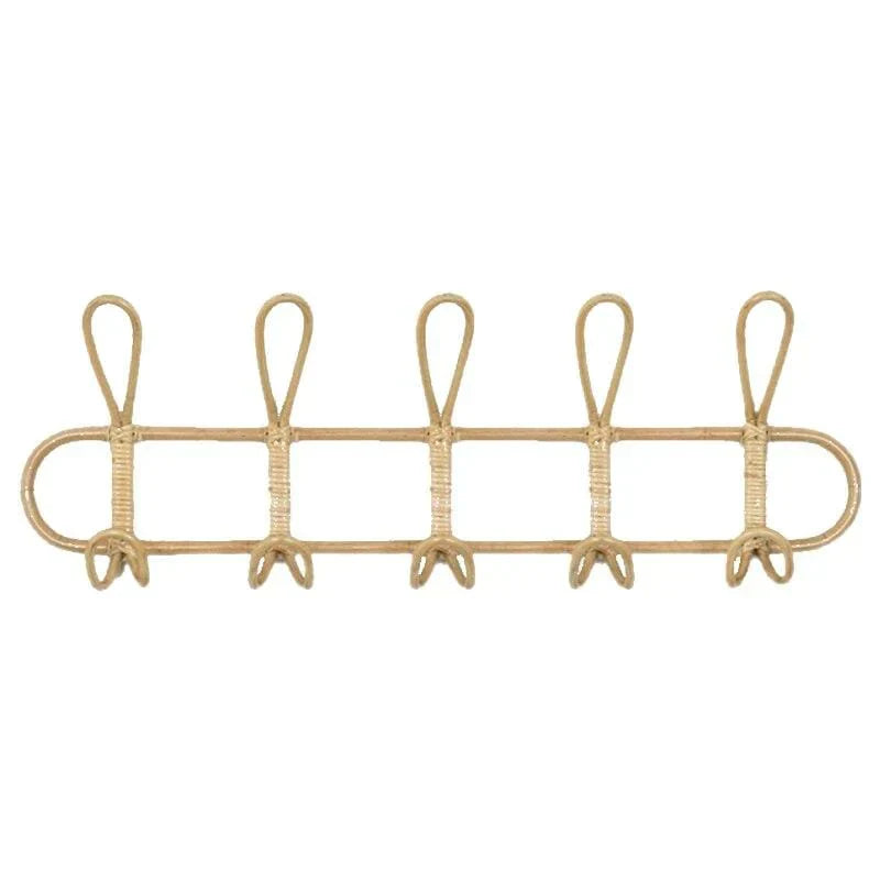 Rieten Wandhaken - HookEase - Kleding Organizer voor Kinderen - Kamerdécor Hangers