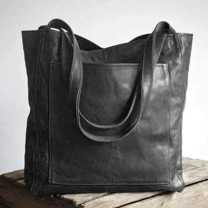 Leren Schoudertas - LuxeBag - Klassiek Ontwerp - Premium Kwaliteit