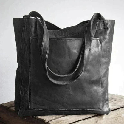 Leren Schoudertas - LuxeBag - Klassiek Ontwerp - Premium Kwaliteit