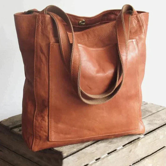 Leren Schoudertas - LuxeBag - Klassiek Ontwerp - Premium Kwaliteit