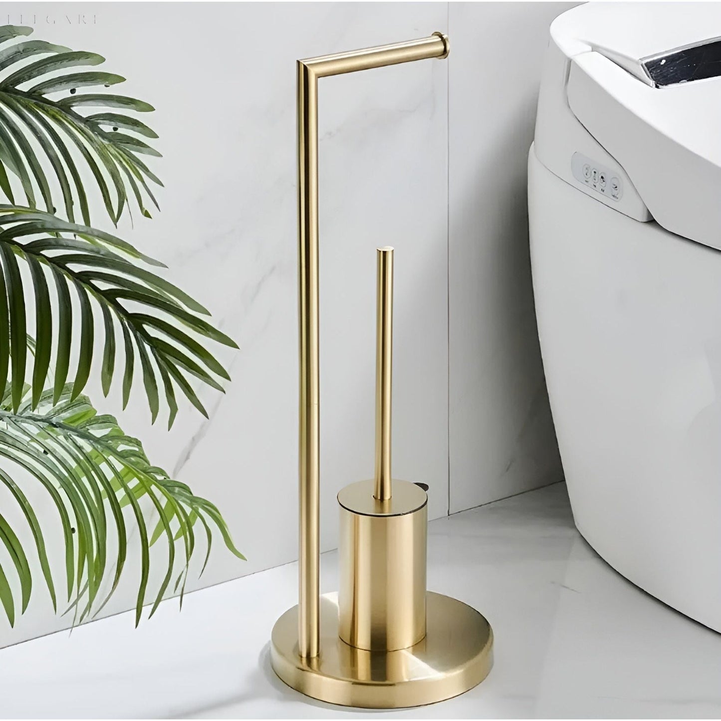 Toiletborstelhouder - Luxura - Gouden Afwerking - RVS