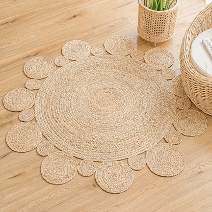 Vloerkleed - GreenGras - Handgeweven Design - Anti-slip Onderkant