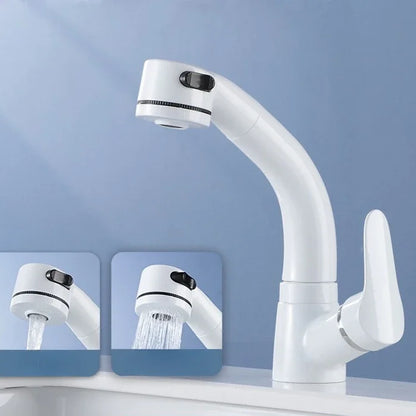 Badkamerkraan - AquaLift - Uittrekbare Functie - Universele Draaistraal