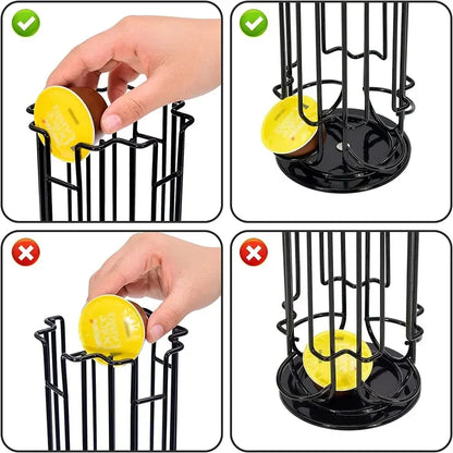 Capsulehouder - CoffeeMax - Draairack - Capaciteit van 32