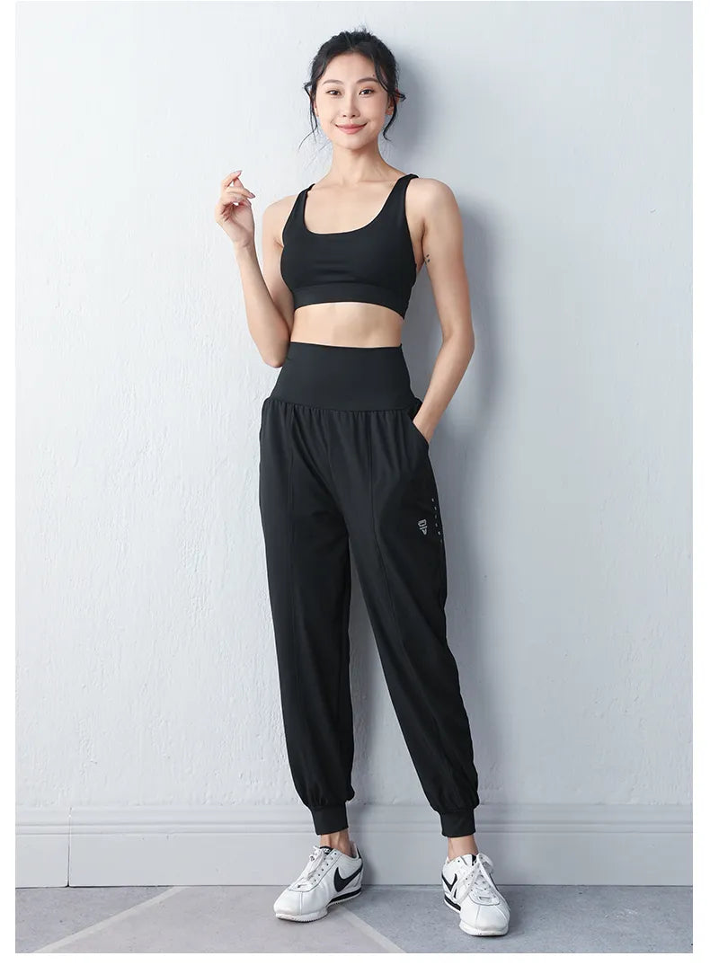 Hardloopbroek - FlexiFit - Hoge Taille - Sneldrogend Sportkleding