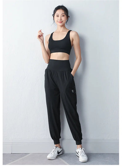 Hardloopbroek - FlexiFit - Hoge Taille - Sneldrogend Sportkleding