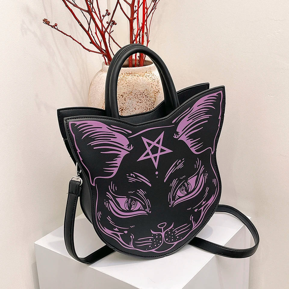 Gothische Handtas - DarkMuse - Kat Design - Spookachtige Elegant