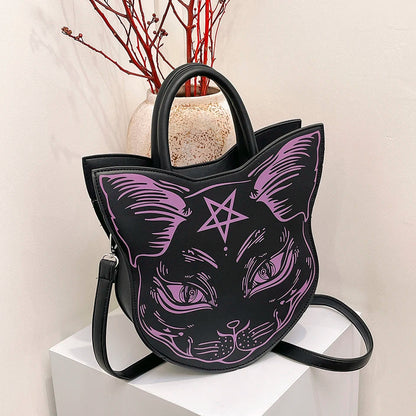 Gothische Handtas - DarkMuse - Kat Design - Spookachtige Elegant
