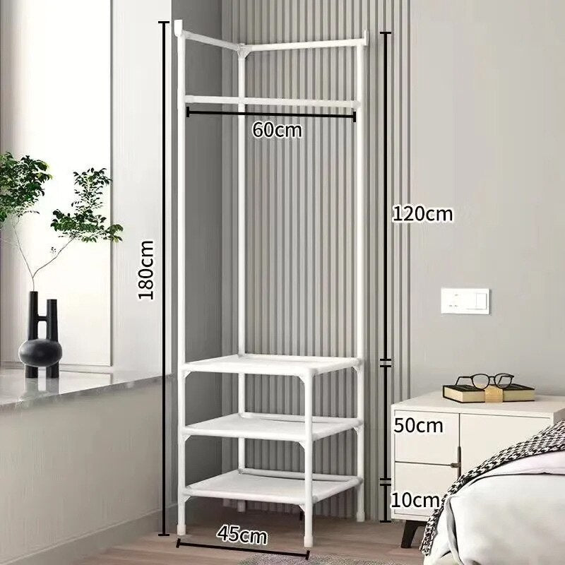 Kledingrek - SpaceSaver - Opvouwbaar Design - Hoekopslag