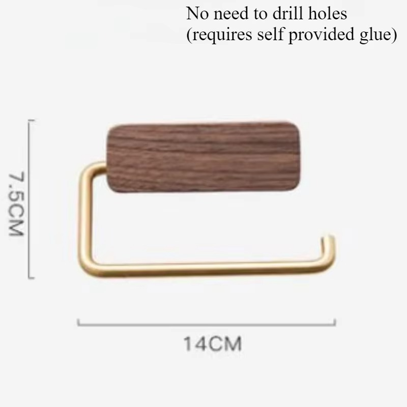 Toiletrolhouder - WoodLux - Natuurlijke Afwerking - Duurzaam Design