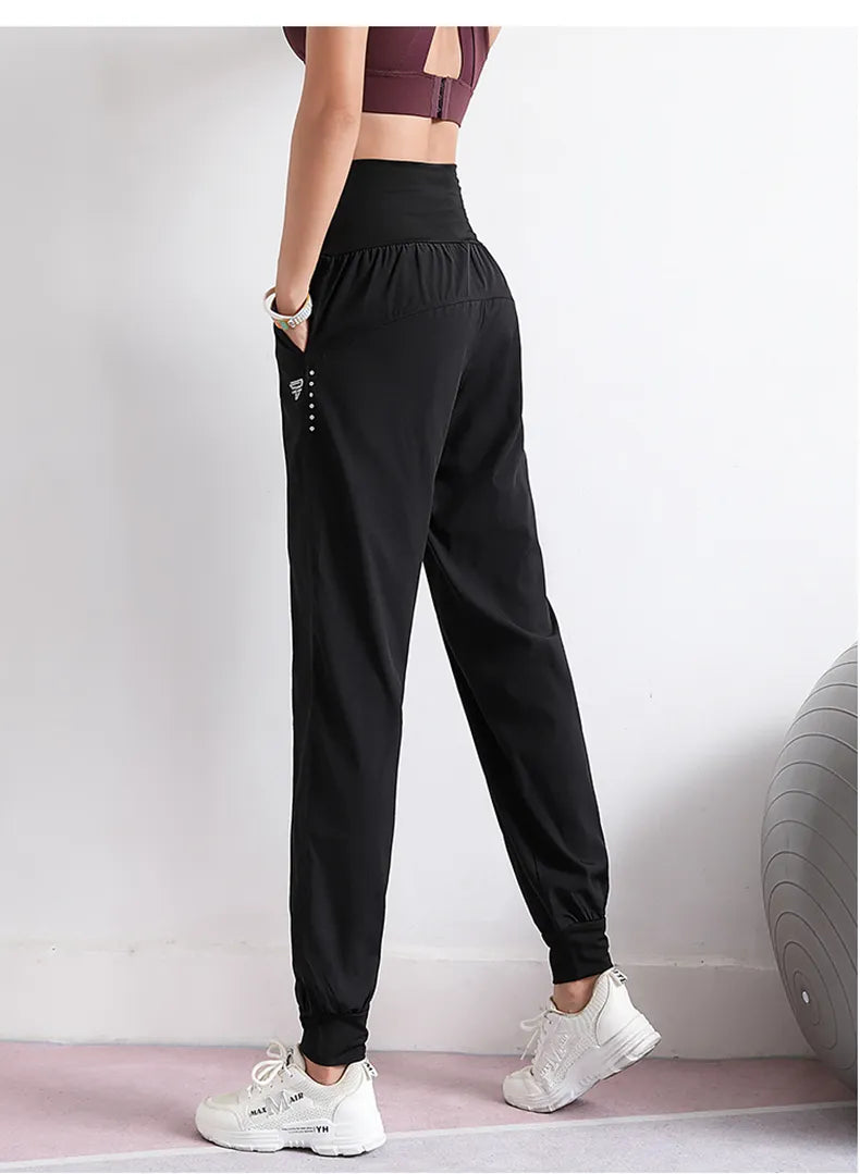 Hardloopbroek - FlexiFit - Hoge Taille - Sneldrogend Sportkleding