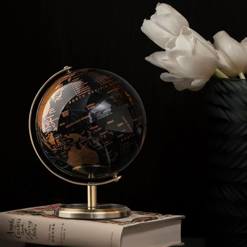 Globe - WorldSphere - Metalen Stand - Decoratief Stuk