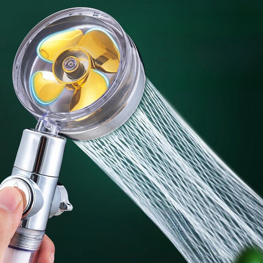 TurboFan Douchekop - AquaMax - 360° Draaibaar - Hoge Druk Waterbesparing